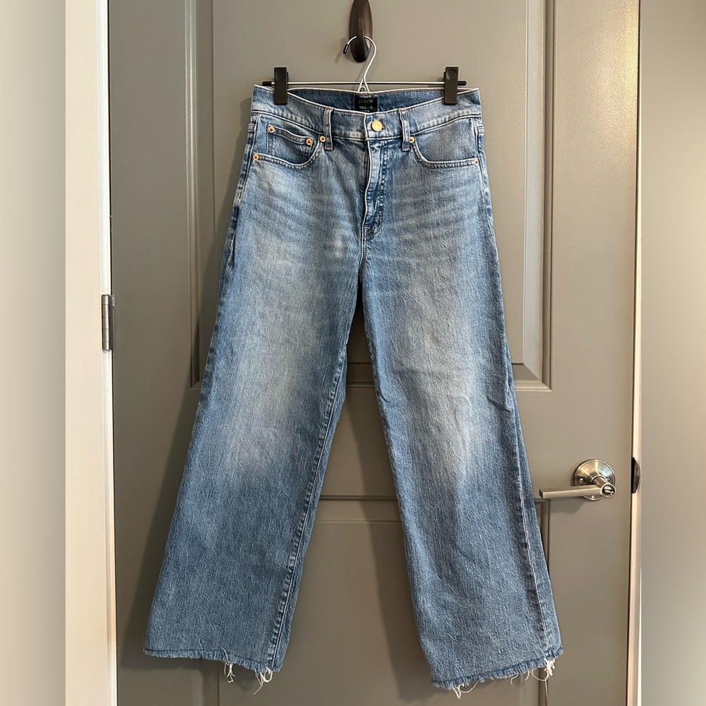 J. Crew Wild Leg Crop Jeans